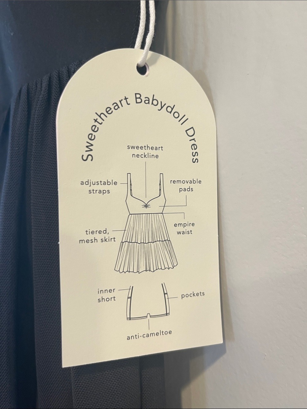 NWT Blogilates Sweetheart Babydoll Dress Size Small - Picture 10 of 12